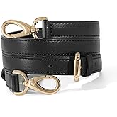 BEUDW Vachetta Leather Adjustable Crossbody Strap for Leather Shoulder Strap Belt Replacement Suitable for L V Handbags