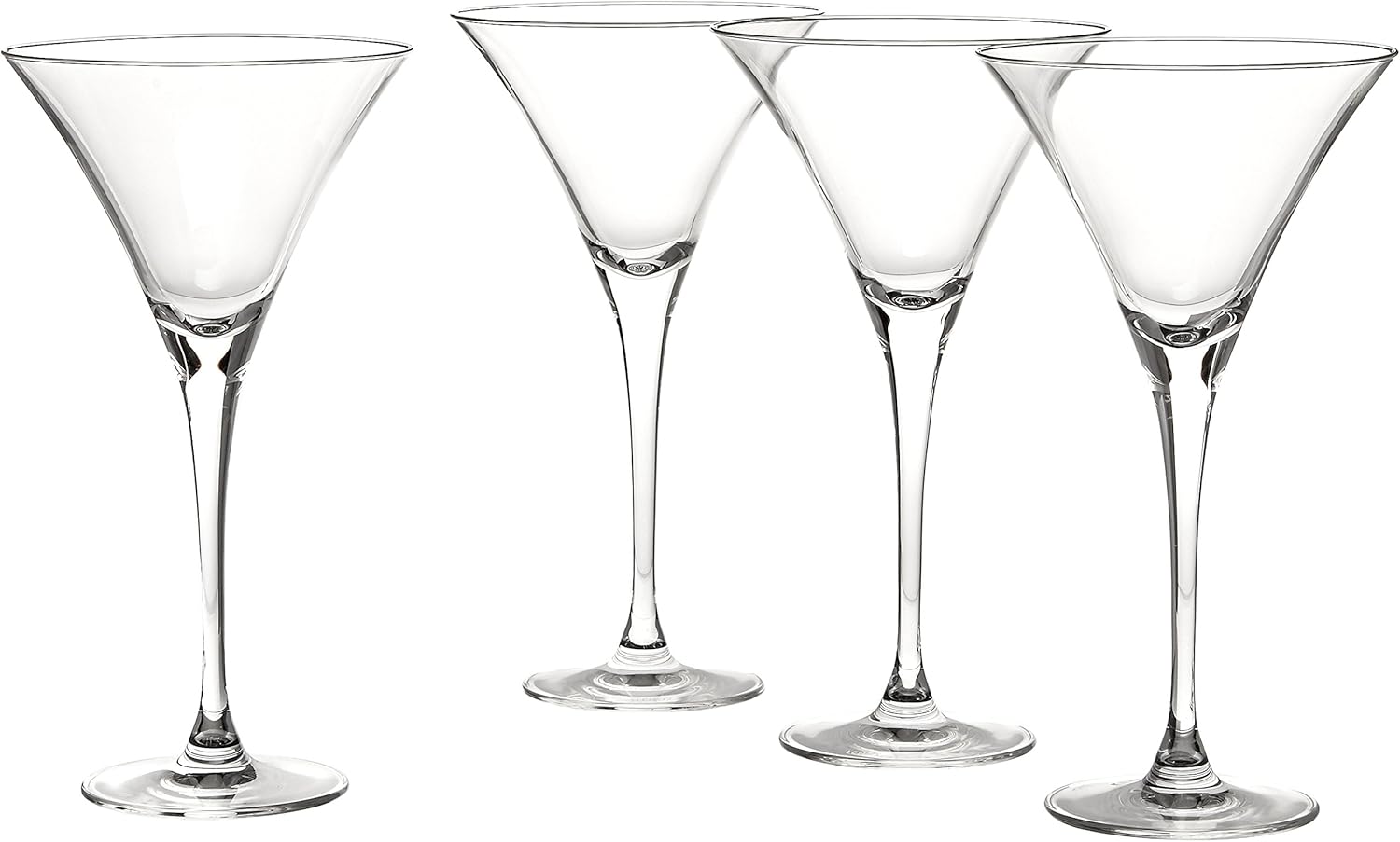 Lenox Tuscany Classics Martini Glasses, Set of 4, Black 6115711