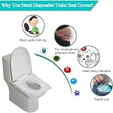 MAIYADUO 60PCS Disposable Toilet Seat Covers Flushable Travel Kids Adults view 6
