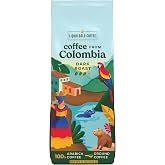 Coffee from Colombia Ground Dark Roast, 10 OZ (284 Grams), by Liquid Gold Coffee,100% Arabica, Single Origin Speciality Excelso Ixtapa, Small Batch Roasted in USA