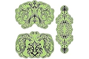 Inka Dinkado Stamping Gear Cling Stamps, Elegant Nouveau