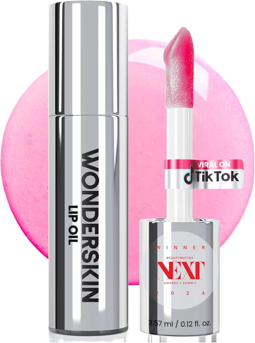 Wonderskin Lip Oil Rehab Serum Color Changing Lip Oil Pink PH Activated 0