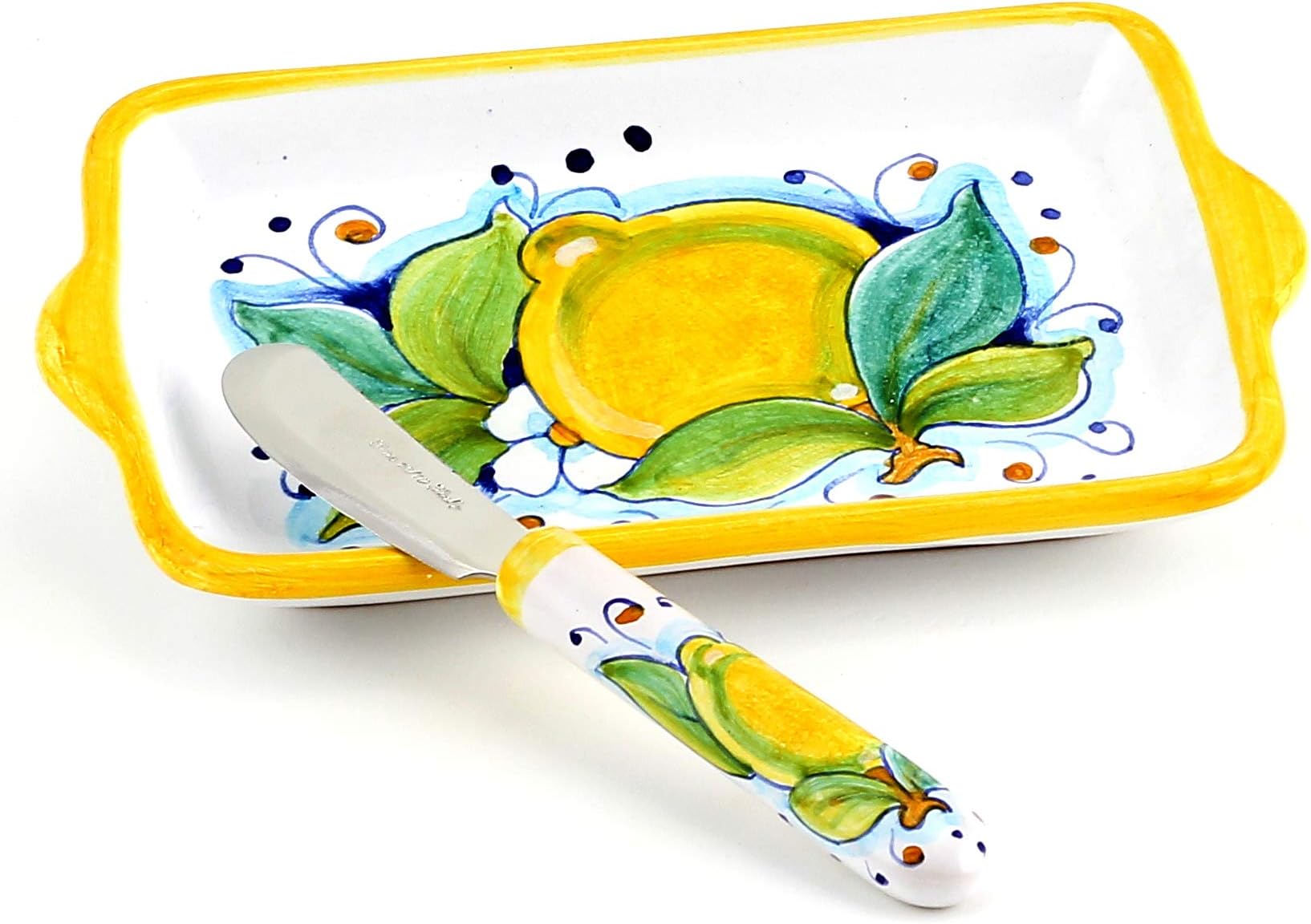 LIMONI: Butter Dish and Spreader Set [#9510.2041-LIM]
