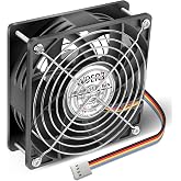 WDERAIR DC 120mm x 38mm 4Pin PWM Computer Case Fan High CFM 12V Brushless | Dual Ball Bearing, DIY Small Box, CPU Cooler, Radiator, Server Cabinet Ventilation Cooling Exhaust Project
