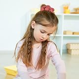 Lolalet Satin Scrunchies 6Pack Big Soft Hair Ties for Thick Thin Hair Style E view 5