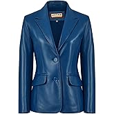 Leather Artist Everyday Leather Blazer Women Genuine Lambskin Leather Jacket Coat