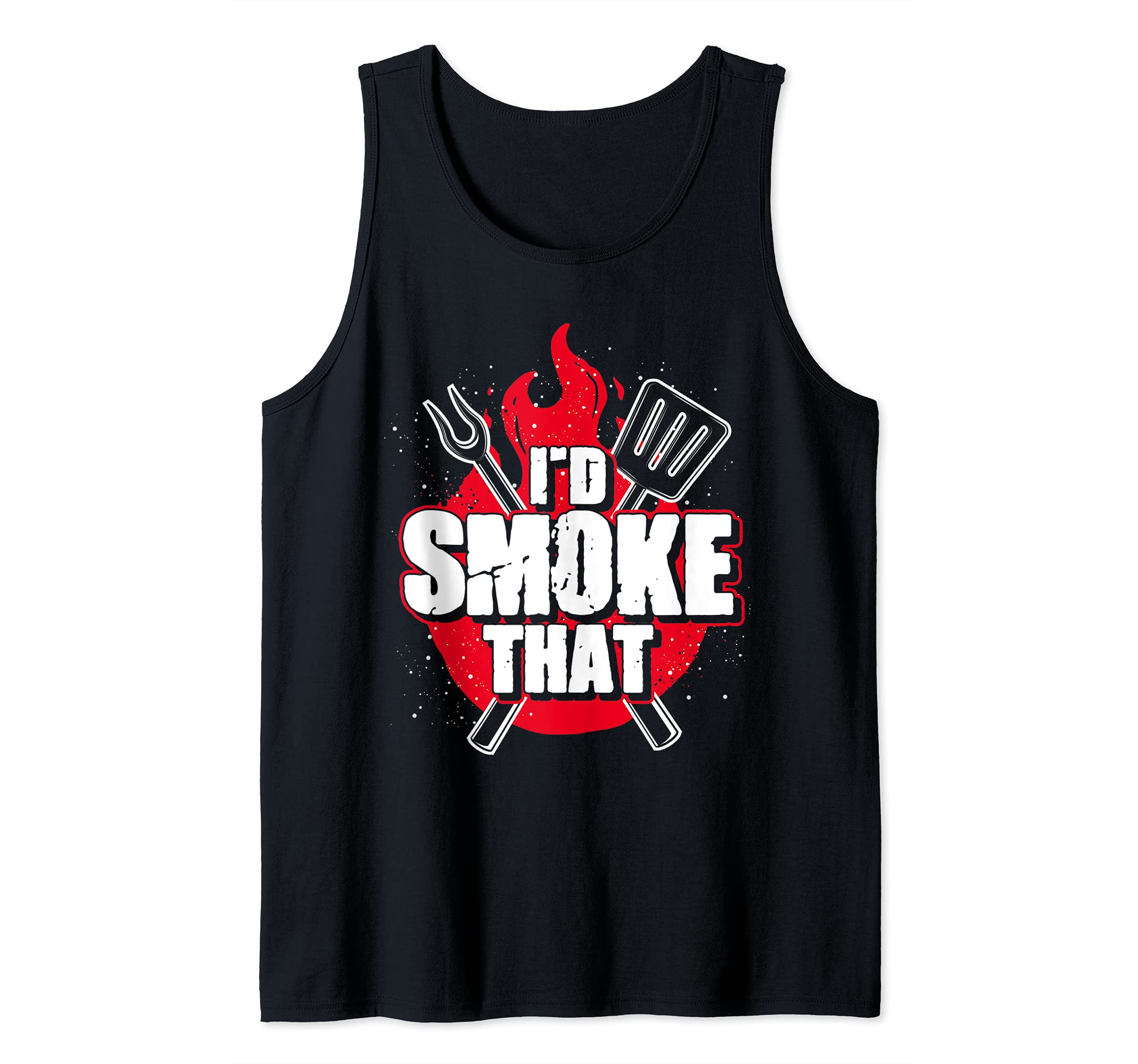 Grilling Meat Lover Smoked Steak Grilled BBQ Funny Barbecue Tank Top