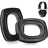 Gel Ear Pads Fit for Howard Leight by Honeywell Impact Sport, Impact Pro, Sync, Lightning; Ear Cushions Replacement Gel Inserts for ZOHAN EM054, Awesafe, PROHEAR 030, 036, 016 Earmuffs