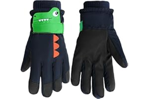 coclothy Ski Gloves Winter Snow Gloves Waterproof Winter Warm Glove for Snowboarding, Sledding Blue - Klein Blue