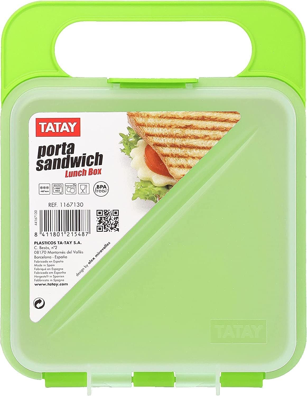 Tatay Portasandwich Assorted Colours (Blue, Pink)