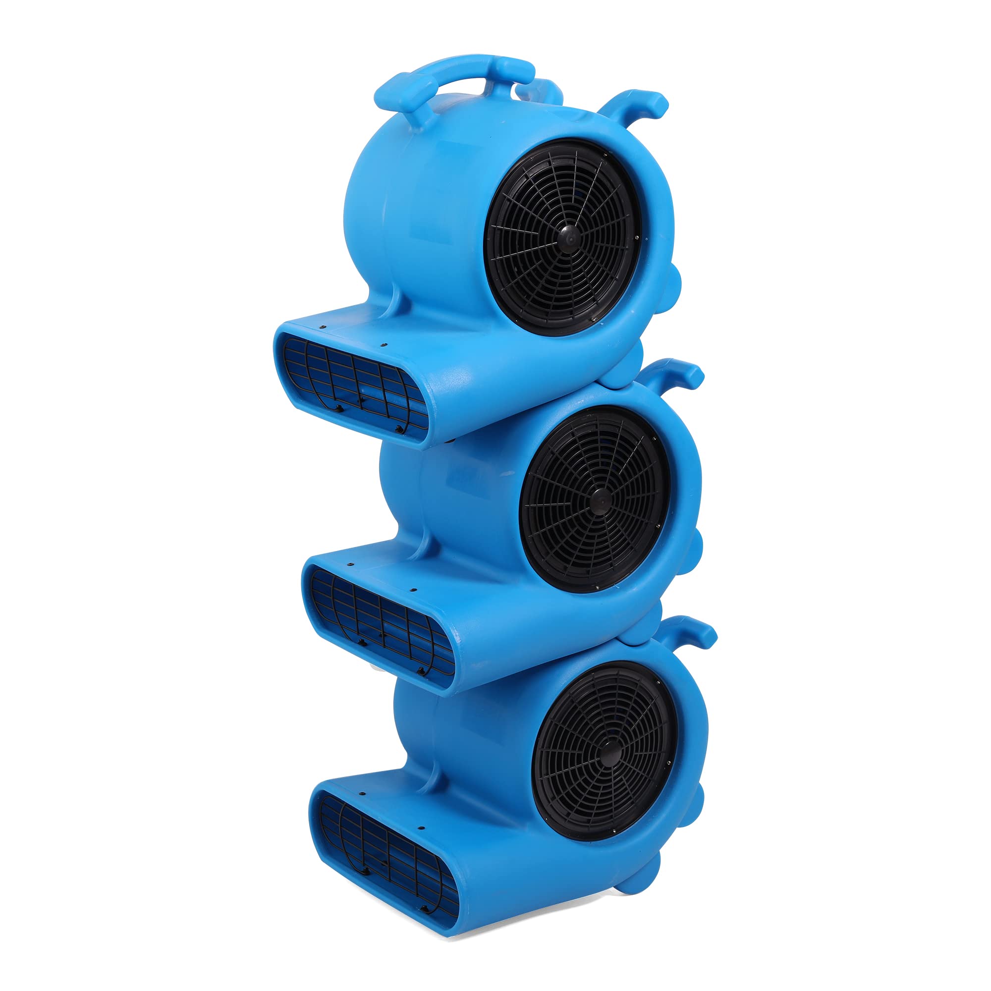 MOUNTO 3-Speed 3/4HP 3000CFM Air Mover Floor Carpet Dryers for Cooling, Drying, Air Circulation