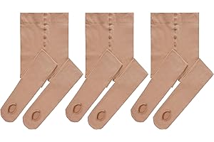 Yitoco Girls Women Dance Ballet Tights Convertible Transition Leggings for Kids Students Tights 60D (Toddler/Kids/Women)