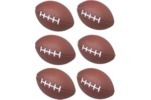 GiftExpress 1 Dozen 4" Foam Mini Football Stress Balls, Mini Sport Balls, Superbowl Decoration Party Favor, Football Themed Party Supplies