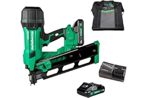 Metabo HPT 18V MultiVolt Cordless 21° Framing Nailer Kit, 3-1/2" Plastic Strip Framing Cordless Nailer, Power Tool with 4.0Ah Lithium Ion Battery, Drives 2" to 3-1/2" Nails, NR1890DRA