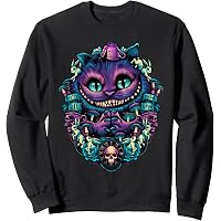 wonder land セットアップ Amazon.com: Alice In Wonderland Cheshire Cat All Mad Here Pullover