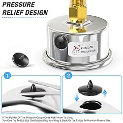 MEANLIN MEASURE 0~300Psi Dry Pressure Gauge