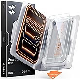 SMARTDEVIL 2 Pack Tempered Glass for iPhone 17 Pro Max Screen Protector, Military-Grade Shatterproof Protection, 9H Hardness, Fast & Easy Installation, Case Friendly Design