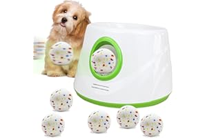 Magicorange Automatic Dog Ball Launcher, Interactive Dogs Balls Thrower for Small and Medium Dogs,Dog Fetch Machine (Dark Green)