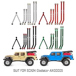 INJORA RC High Clearance Chassis Links, Skid Plate