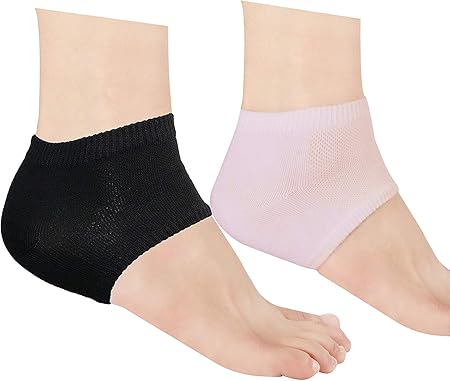 Amazon Co Jp Takumed かかとケアソックス かかとのヒビ割れ保湿 ブラック ピンク ドラッグストア