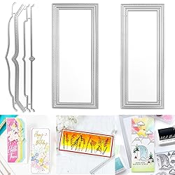 3 Slimline Frame Dies for Card Making Slim Cut