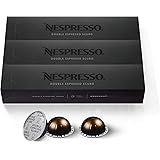 Nespresso Capsules Vertuo, Double Espresso Scuro, Dark Roast Espresso Coffee, 30 Count Coffee Pods, Brews 2.7 Ounce