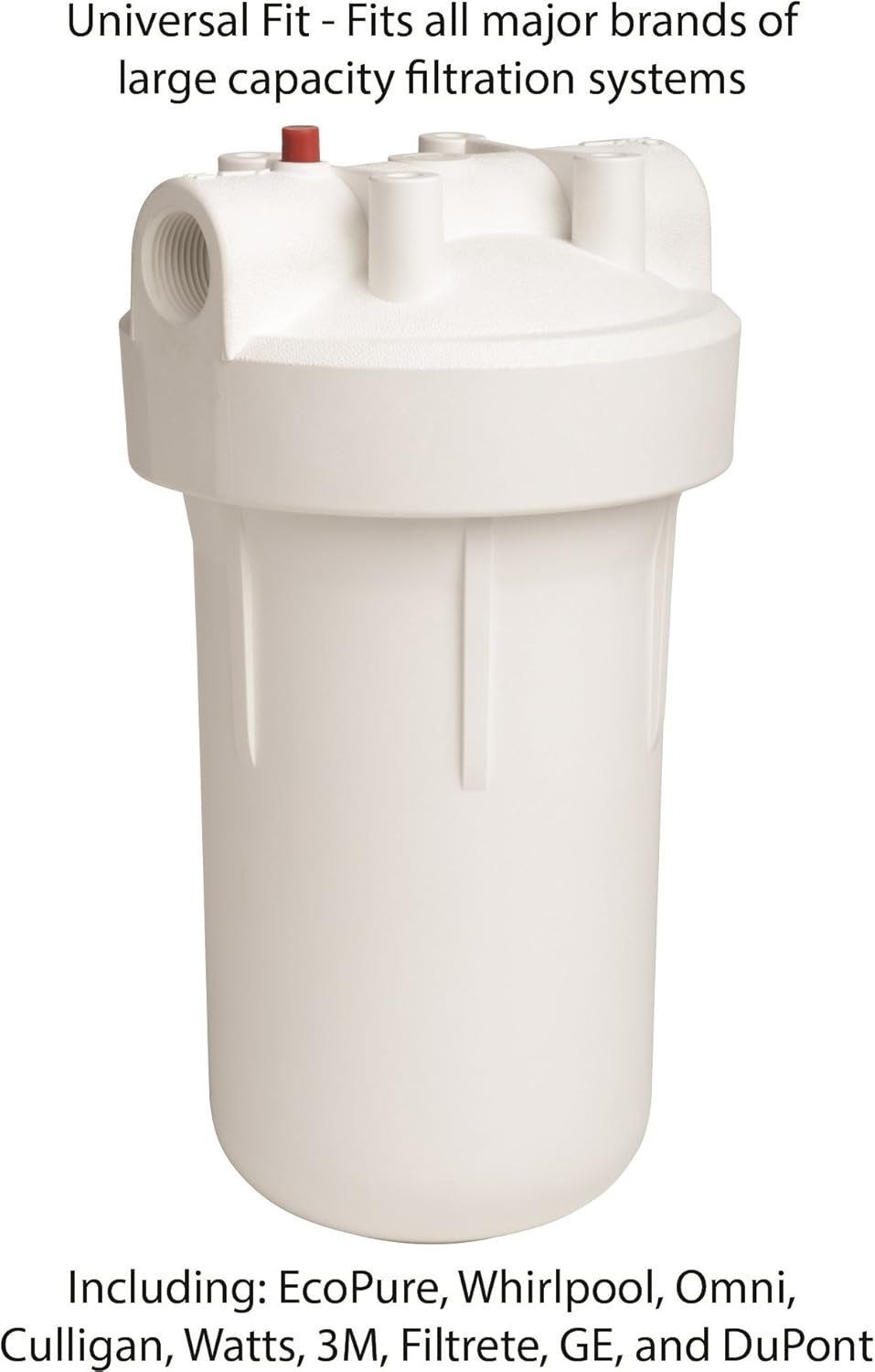EcoPure EPW4F Premium FACT Universal Innovative Product-Better Filtration and Longer Life Versus Most Whole Home Water Filters, Black/White: Home Improvement