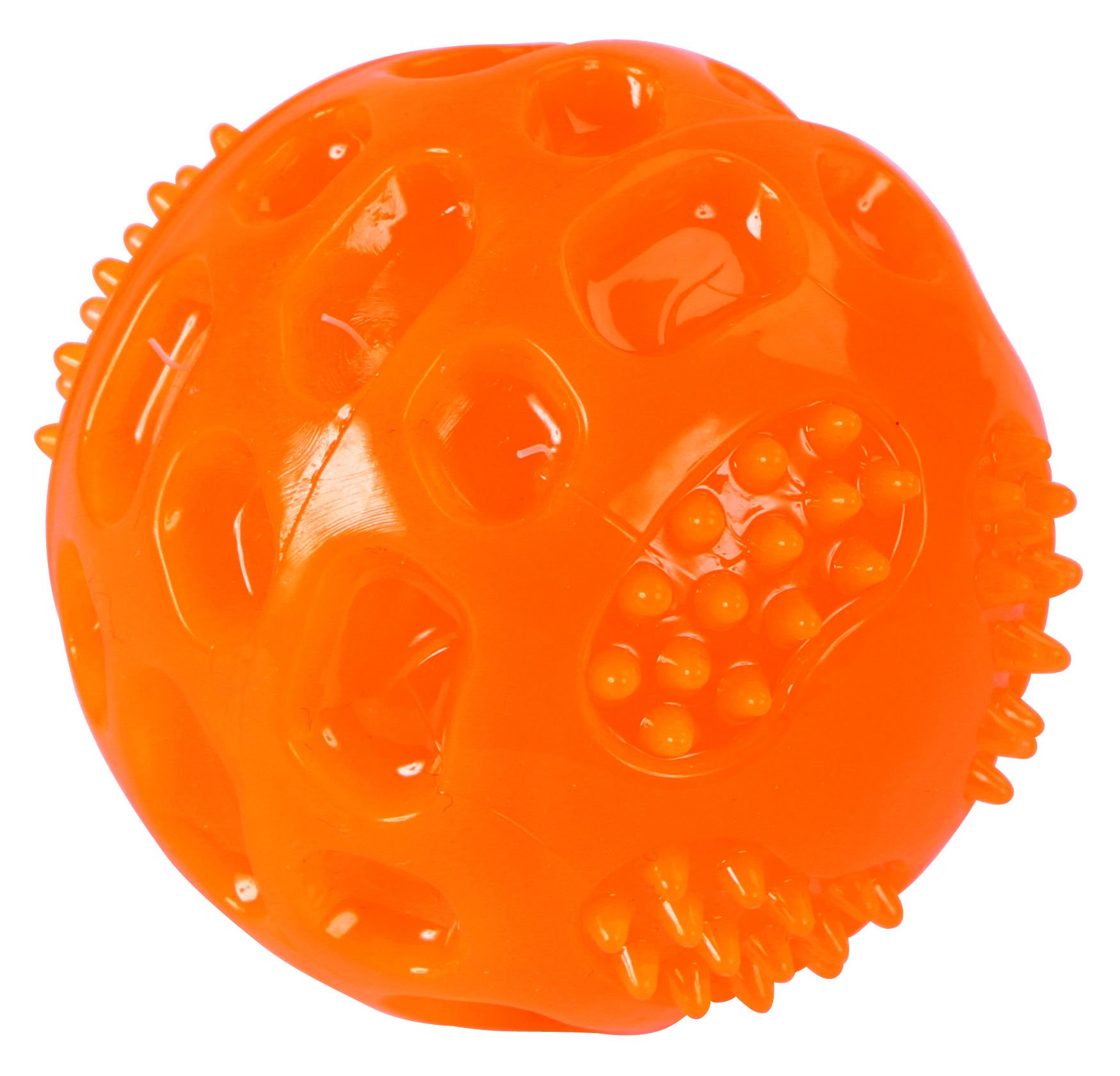 Kerbl Ball ToyFastic Squeaky Toy 7.5 cm, Orange