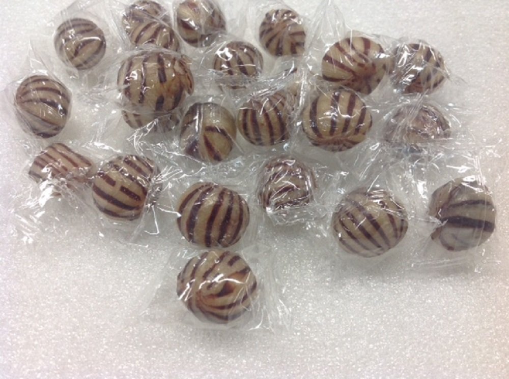 Washburn Wrapped Ginger Balls Natural Retro Ginger Candy