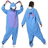 pewjury Unisex Animal Onesie Halloween Costume - One Piece Pajamas for Women Men