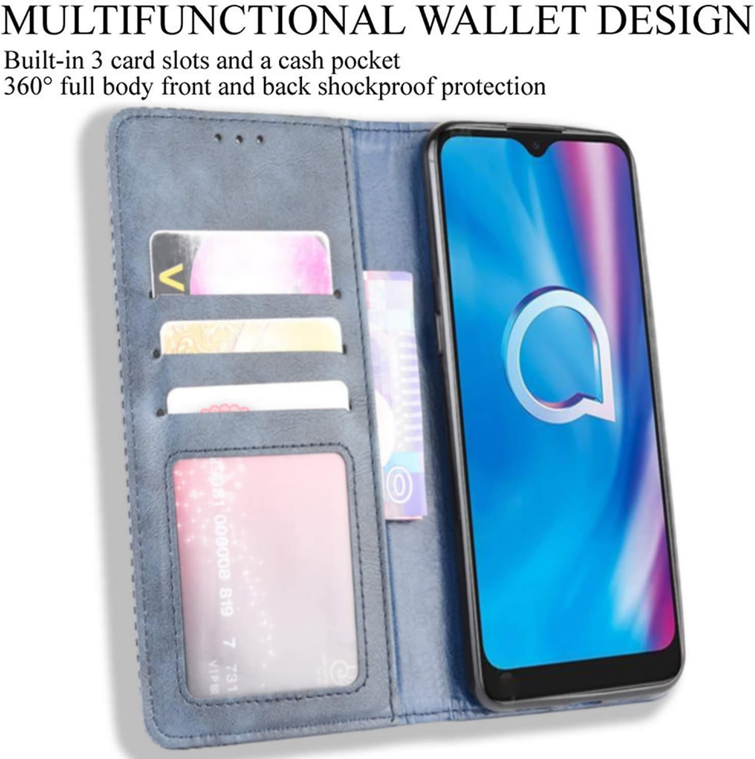 HualuBro Alcatel 3L 2020 Case, Alcatel 1V 2020 Case, Alcatel 1S 2020 Case - Image 3