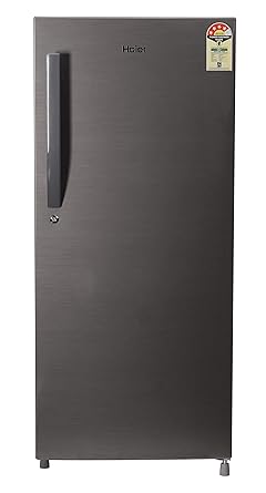 Haier 193 L 4 Star ( 2019 ) Direct-Cool Single-Door Refrigerator (HED-19FDS, Dazzel Steel)