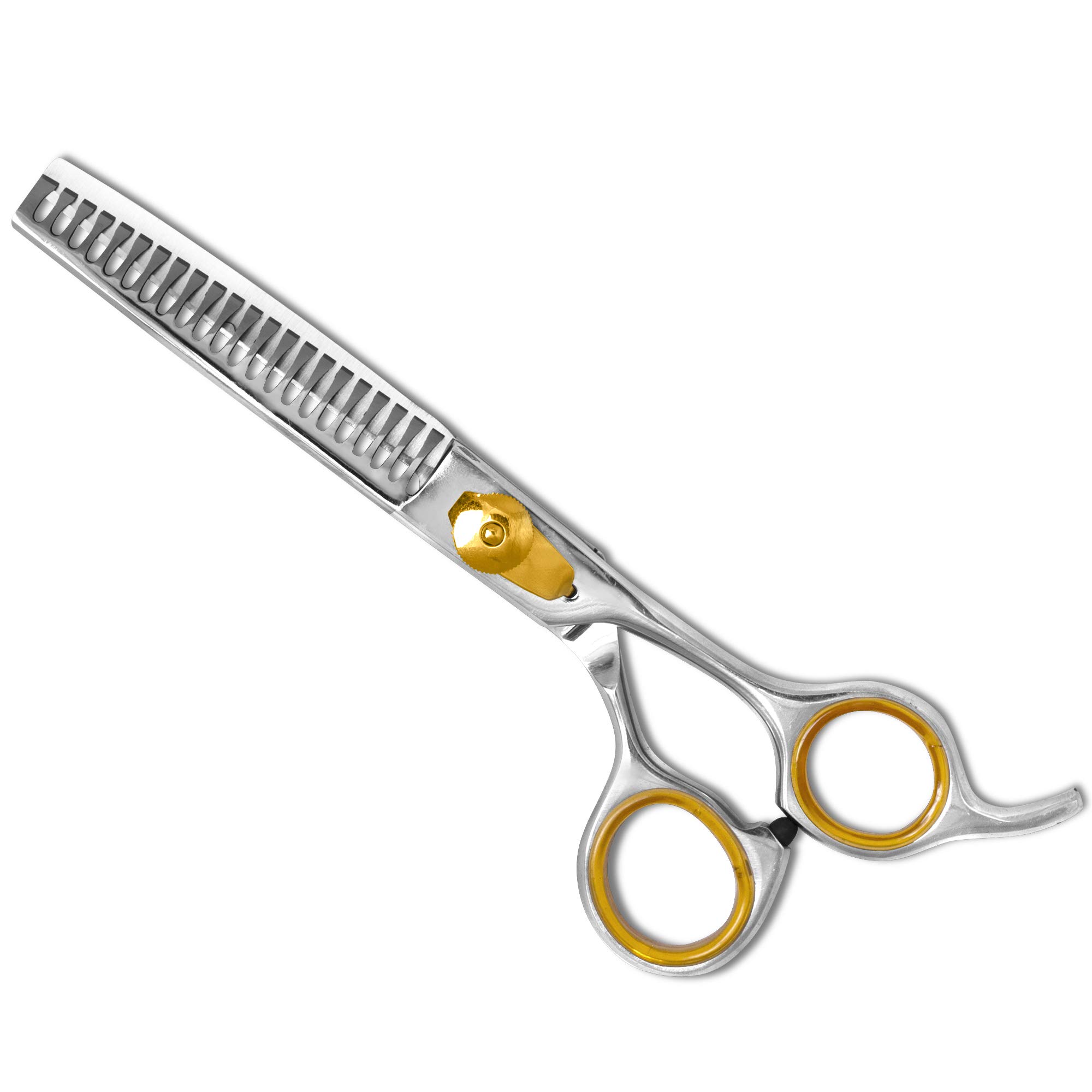 SHARF Professional Gold Touch 6.5" 22 Teeth Thinning Scissors: Japanese Steel Chunkers Shear for Dog Grooming