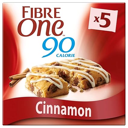Fibre One 90 Calorie Cinnamon Drizzle Squares 5x24 G Amazon Co