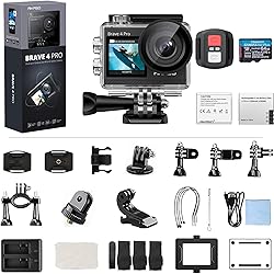 AKASO Action Camera Bundle with Brave 4 Pro 4K30fps