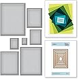 Spellbinders S4-904 Scored and Pierced Rectangles Etched Dies