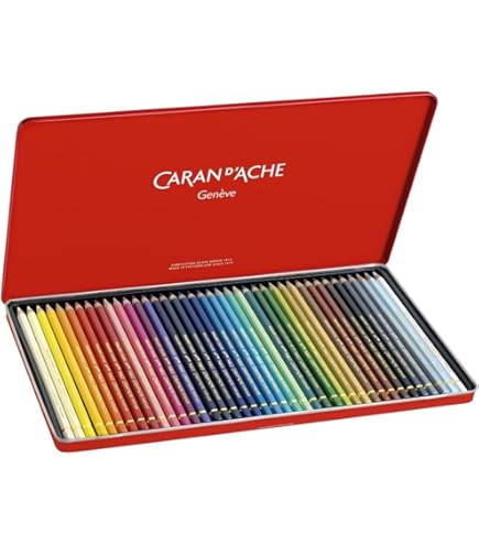 Amazon.com: Caran d'Ache Tin of 18 Prismalo Aquarelle Pencils