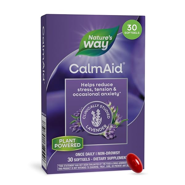NATURE’S WAY CALMAID LAVENDER OIL SUPPLEMENT FOR CALM...