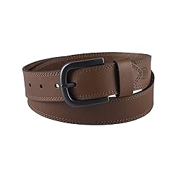 Dickies Men's Casual Leather Belt, Tan, 32
