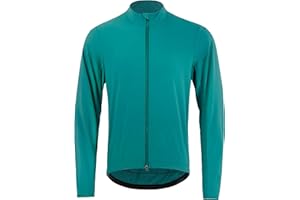 RISESBIK Men's Cycling Jacket Ultra-light Cycling Tops 4 Pockets Windproof Waterproof Bike Windbreaker Double Open Zipper