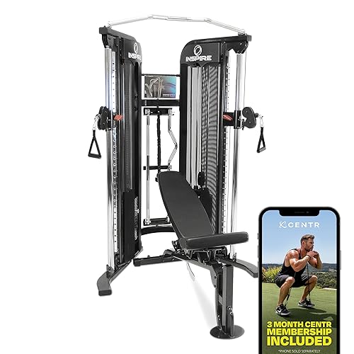 Inspire Fitness FT1 Functional Trainer with Bench Compact at
