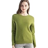 Chanyarn Women's 100% Pure Cashmere Sweater 2025 Fall Winter Crew Neck Long Sleeve Warm Soft Knitted Pullover