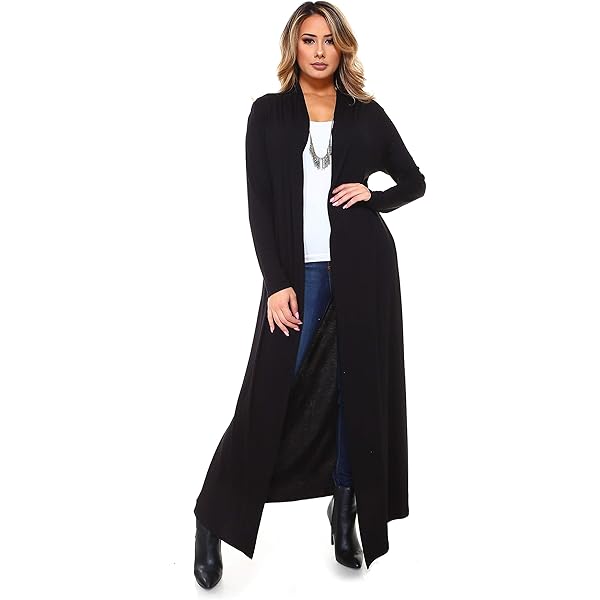 7/mo - Finance Isaac Liev Maxi Cardigan Duster Sweater U2013 Women's Extra Long Open Front Full Length Lightweight Cardigans Dusters Sweaters | Buy Now, Pay Later