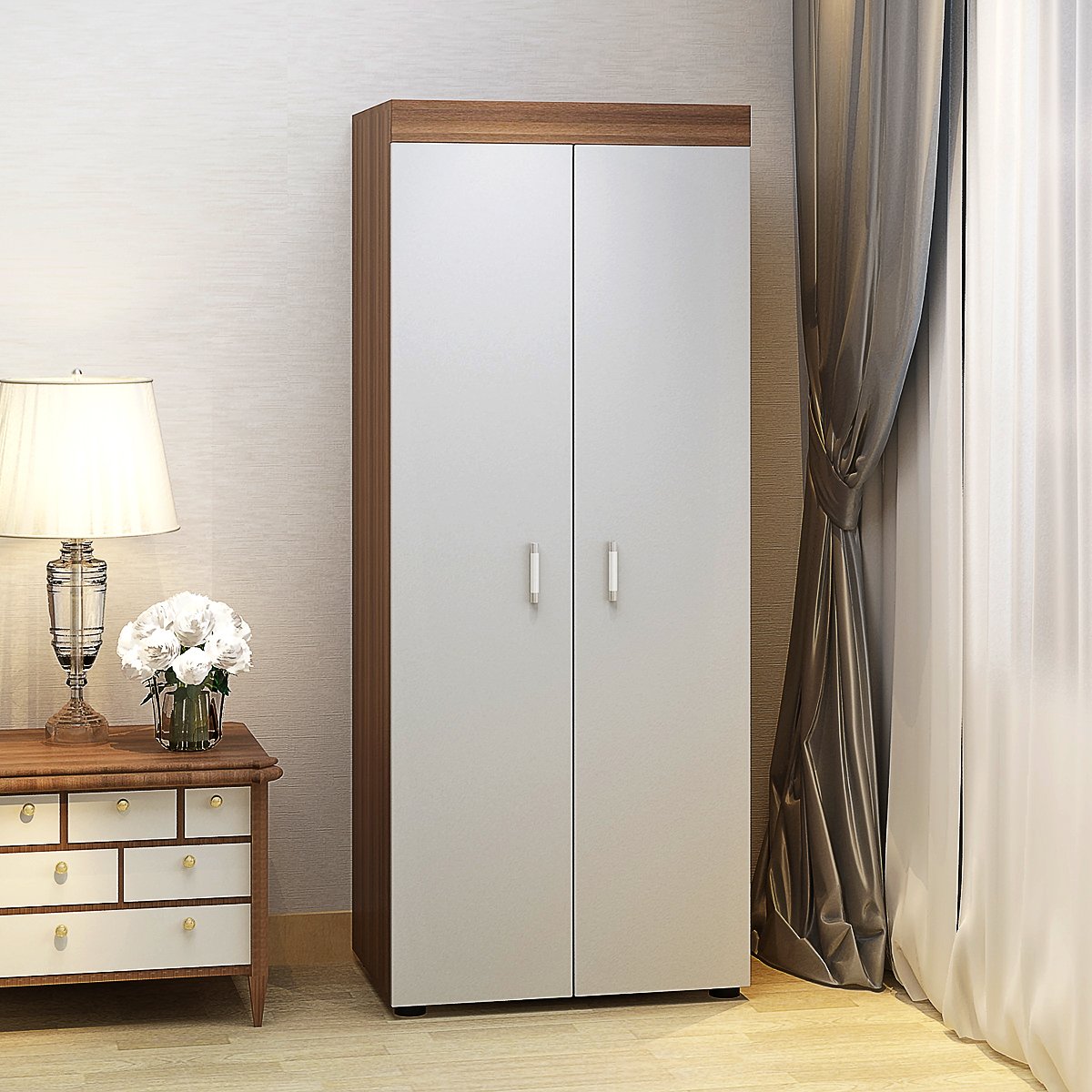 Furniture Uk Shop 2 Door Wooden Wardrobes H 70 X W 48 3 X D170cm