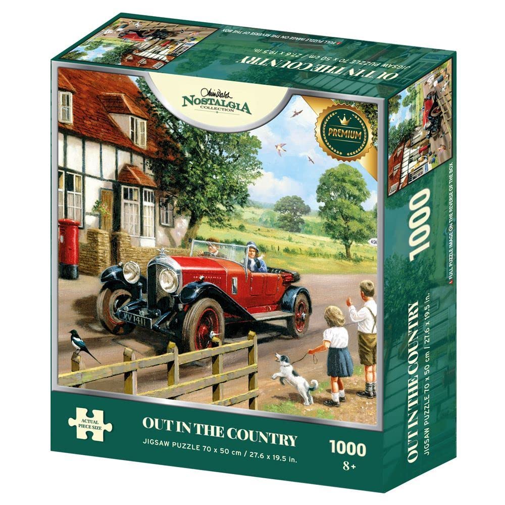 Kevin Walsh Nostalgia Out in the Country 1000 Piece Jigsaw Puzzle