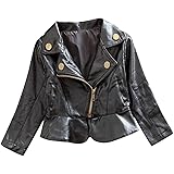 infant black leather jacket
