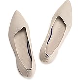 Frank Mully Womens Pointed Toe Flats Knit Dress Shoes Comfort Women Shoes Softable