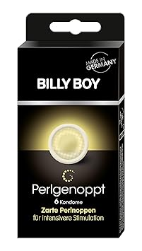 Billy Boy Perlgenoppt 6er - transparente Kondome mit zarten Perlnoppen