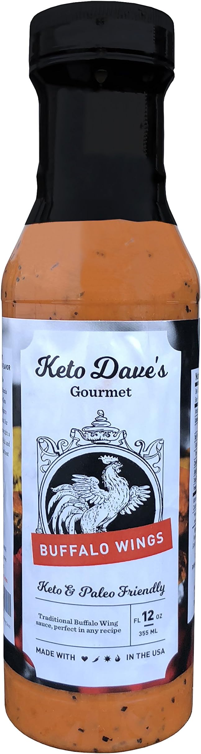 Keto Dave's Gourmet Buffalo Wing Sauce