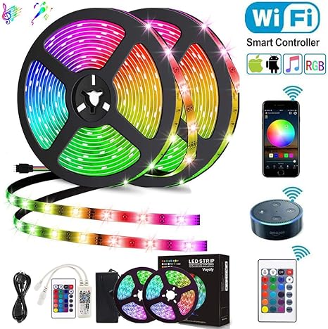 led lights google home